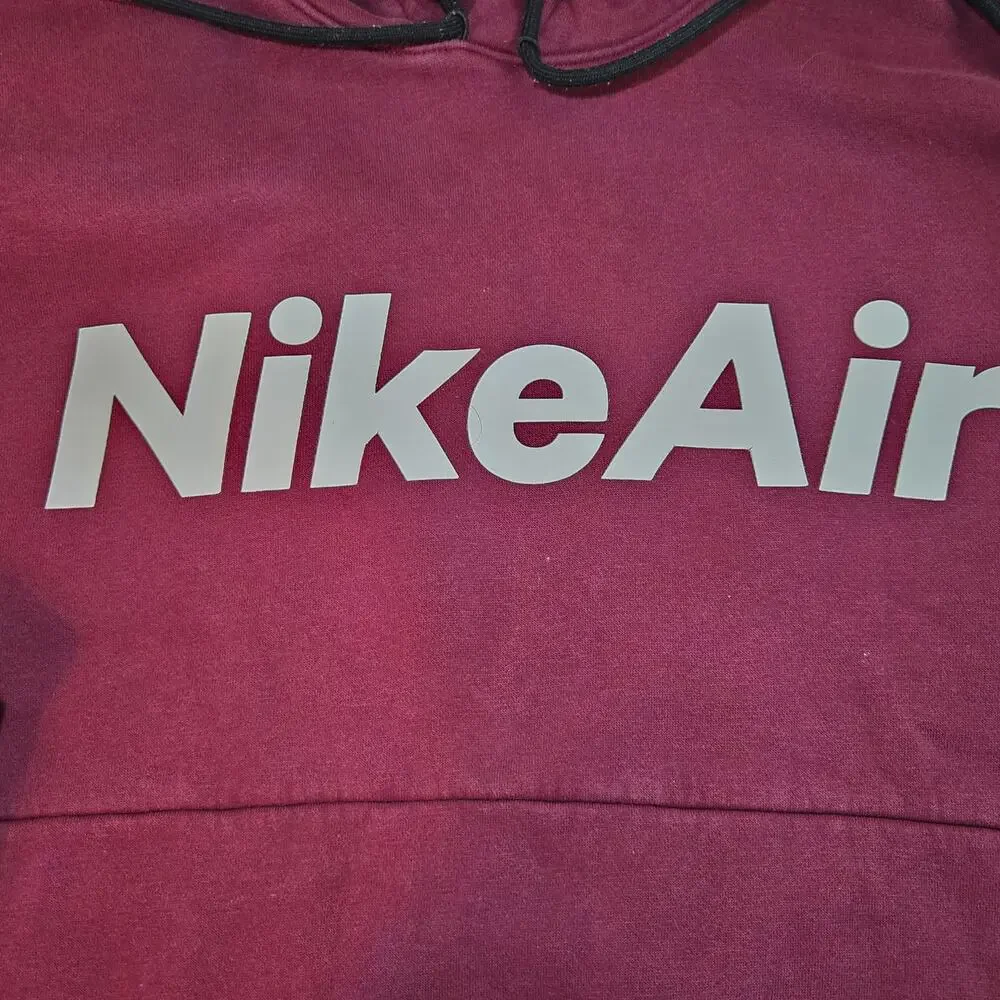 Nike Sportswear Nike Air Logo Fleece‎ Long Sleeve Hoodie Men's Size Large